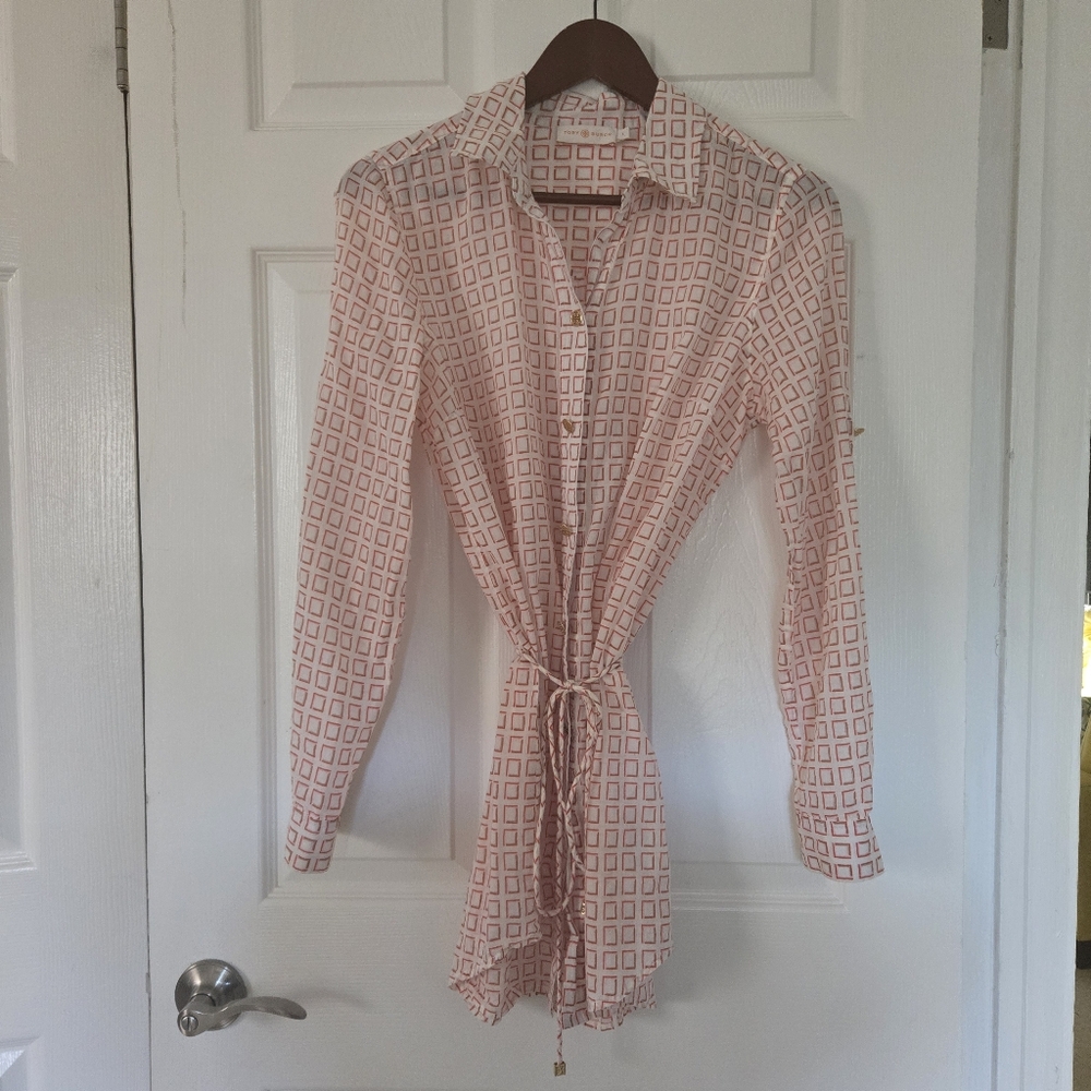 Tory Burch Shirt Dress - Picture 4 of 16